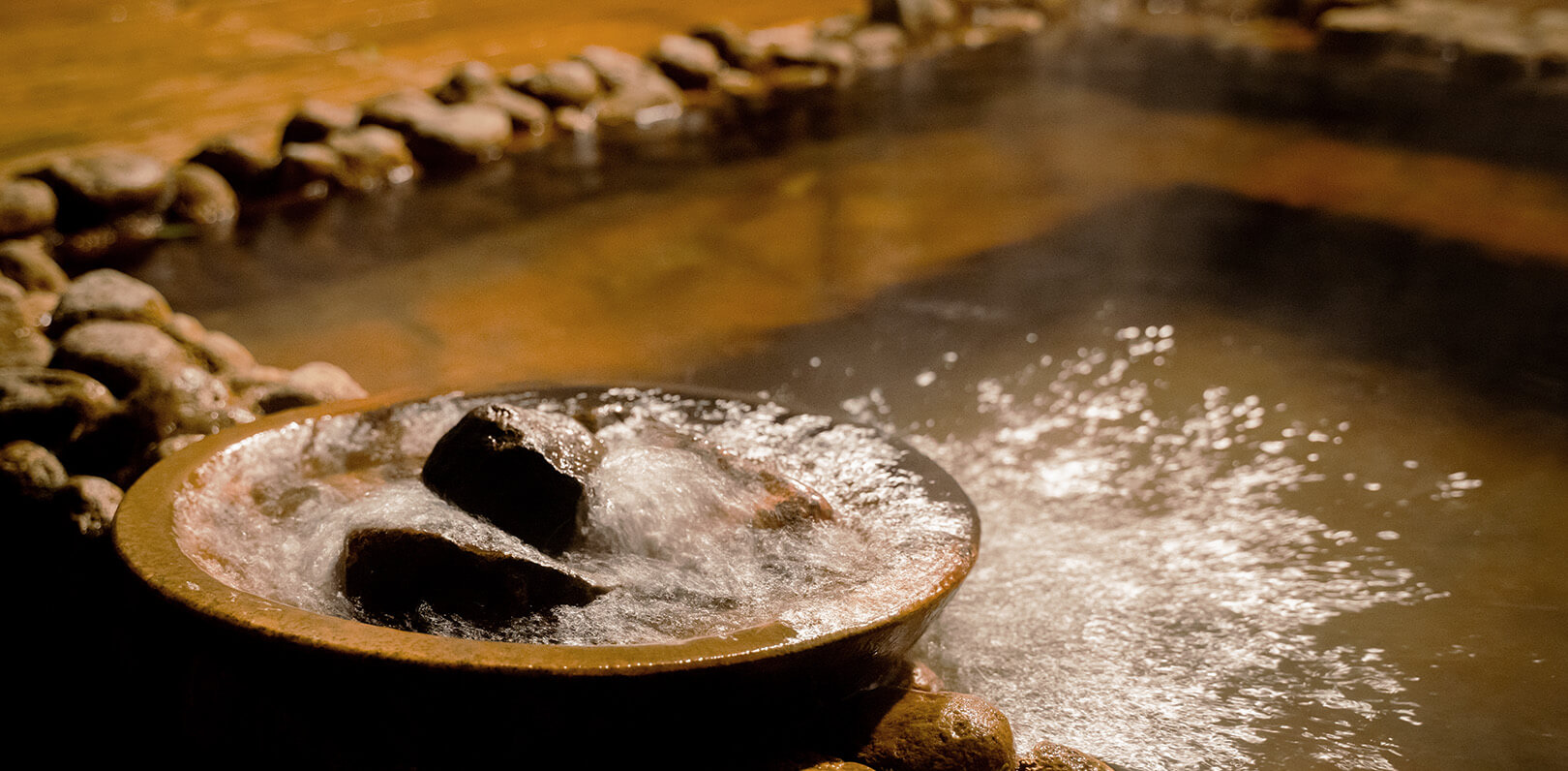 Chartered open-air bath