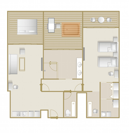 Tsuki Amafuru Suite Floor Plan Image